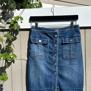 Abercrombie & Fitch classic Blue Denim Skirt